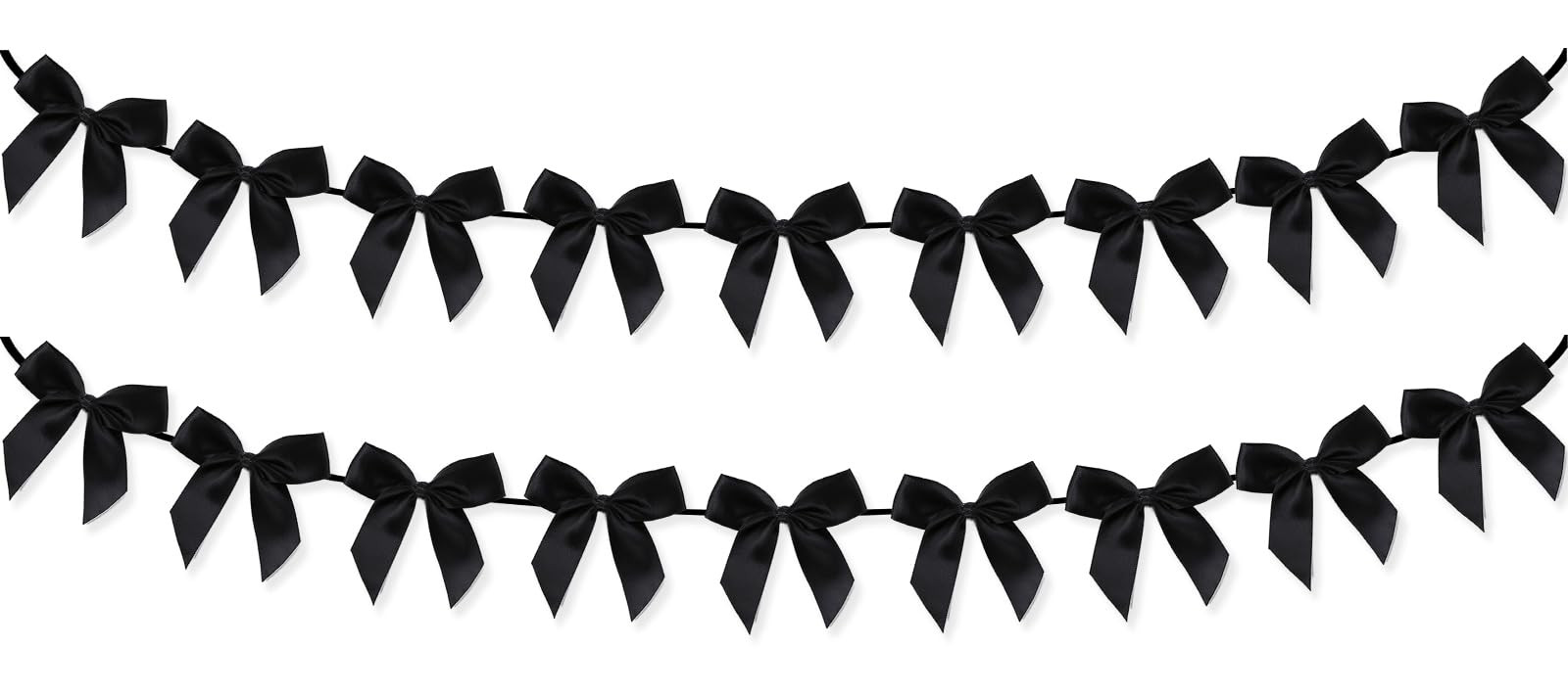 2pcs Bow Garland Banner, Ribbon Bow Party Decorations for Baby Shower Girls Bow Coquette Birthday... | Amazon (US)