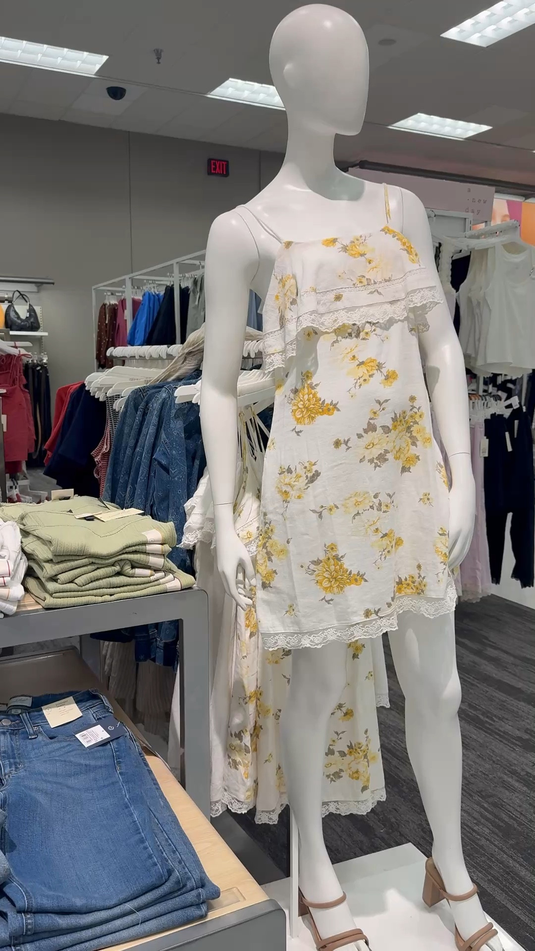 Such a pretty little dress! I’m currently obsessed with all things yellow and the yellow floral is so fun. Love the layered top detail too. So many cute new dresses at Target for summer concerts and festivals 

#LTKMidsize #LTKSeasonal