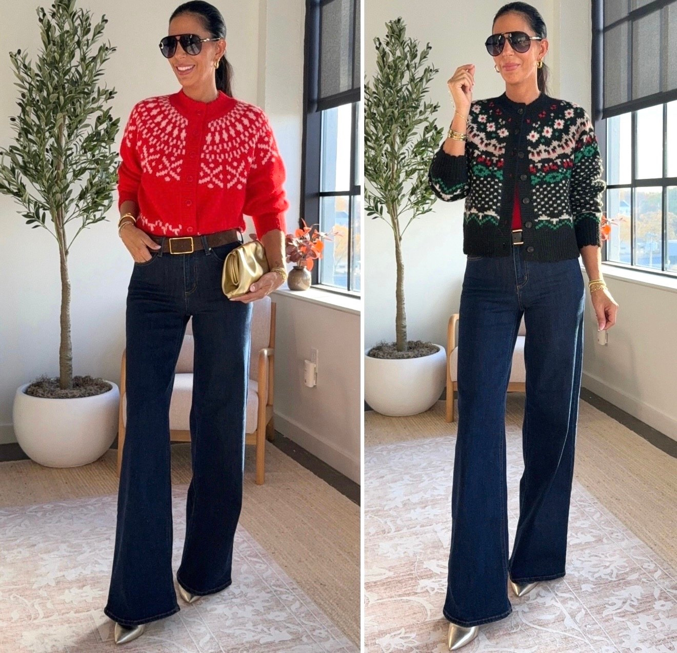 On sale 
Target is nailing the holiday and Fall/Winter trends!  These are all so soft and easy to dress up and down 
Fair Isle left- small 
Red- medium 
Camel- small 
Ralph Lauren look for less- small and oversized 
Denim- size 2 



#LTKU #LTKHoliday #LTKFindsUnder50