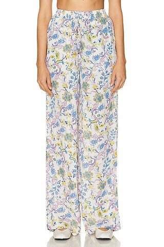 HEMANT AND NANDITA Vana Long Pant in White | FWRD | FWRD 