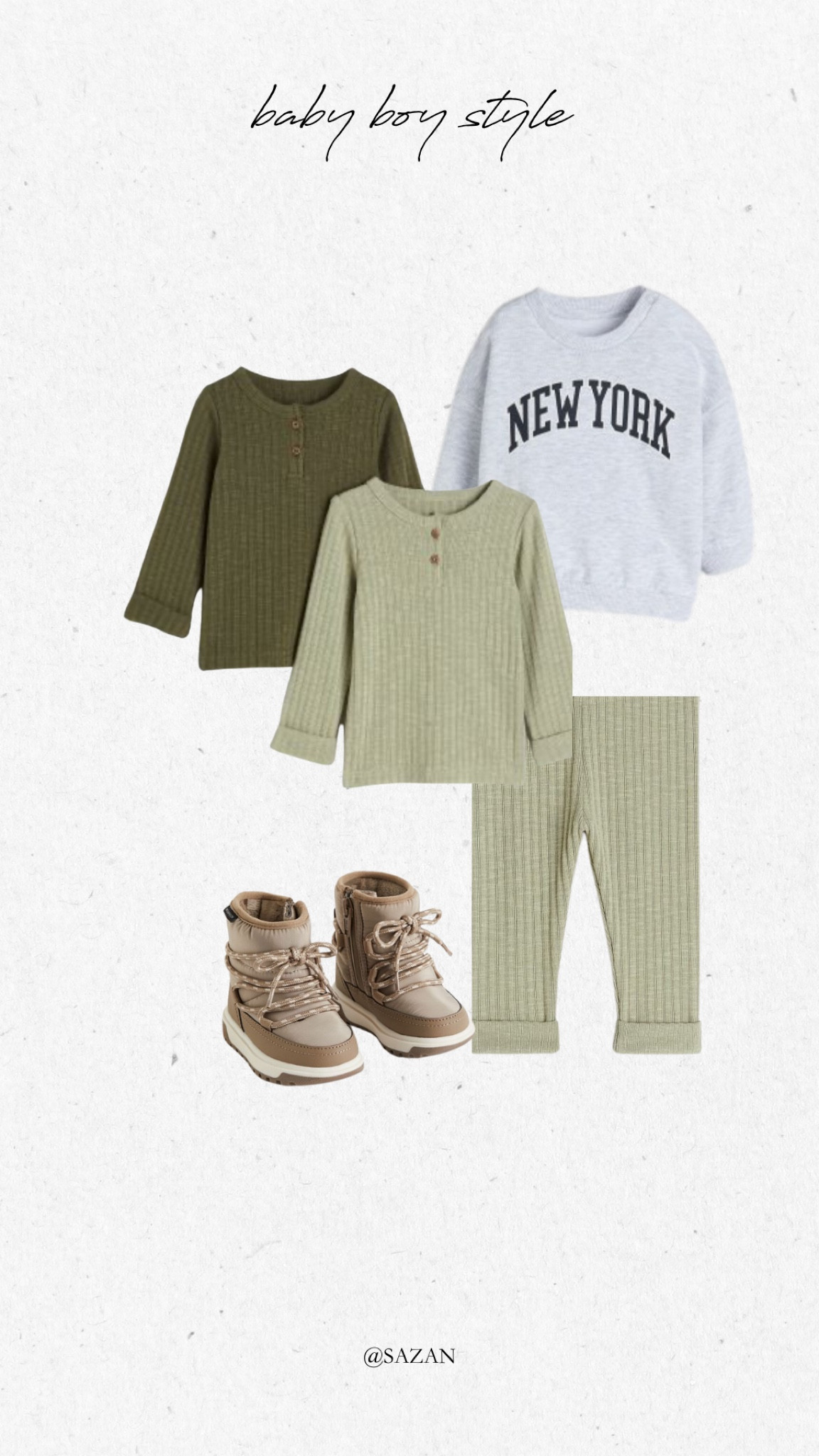Outfit idea in neutral tones for baby boy

#LTKstyletip #LTKbaby #LTKkids