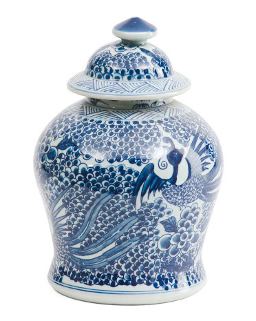 8.5X12.5 Phoenix Temple Jar With Lid | TJ Maxx