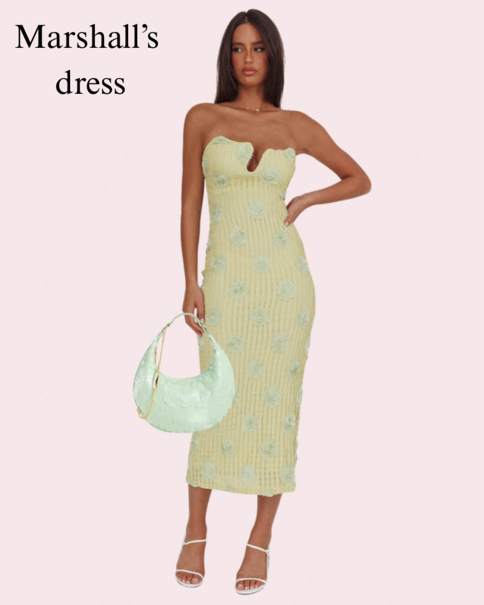 I love this dress from Marshalls and I would pair it with this green sequin bag from Macy’s. Summer outfit idea, Mother’s Day, date night, strapless.

#LTKSaleAlert #LTKootd