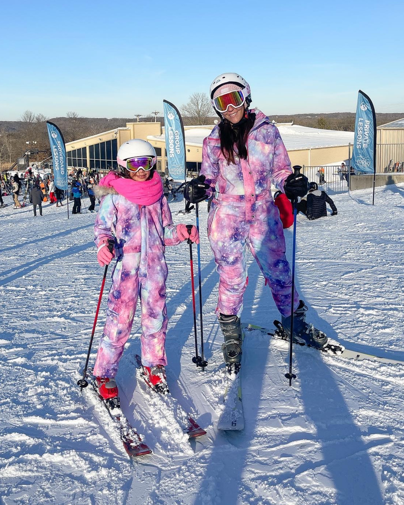 Twinning on the slopes! 
Both suits currently on sale!

#snowsuit #twinning #ltksnow #ltksale 

#LTKkids #LTKsalealert #LTKSeasonal