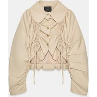 Kurzer Trenchcoat Mit Kräuseln | Zara DE