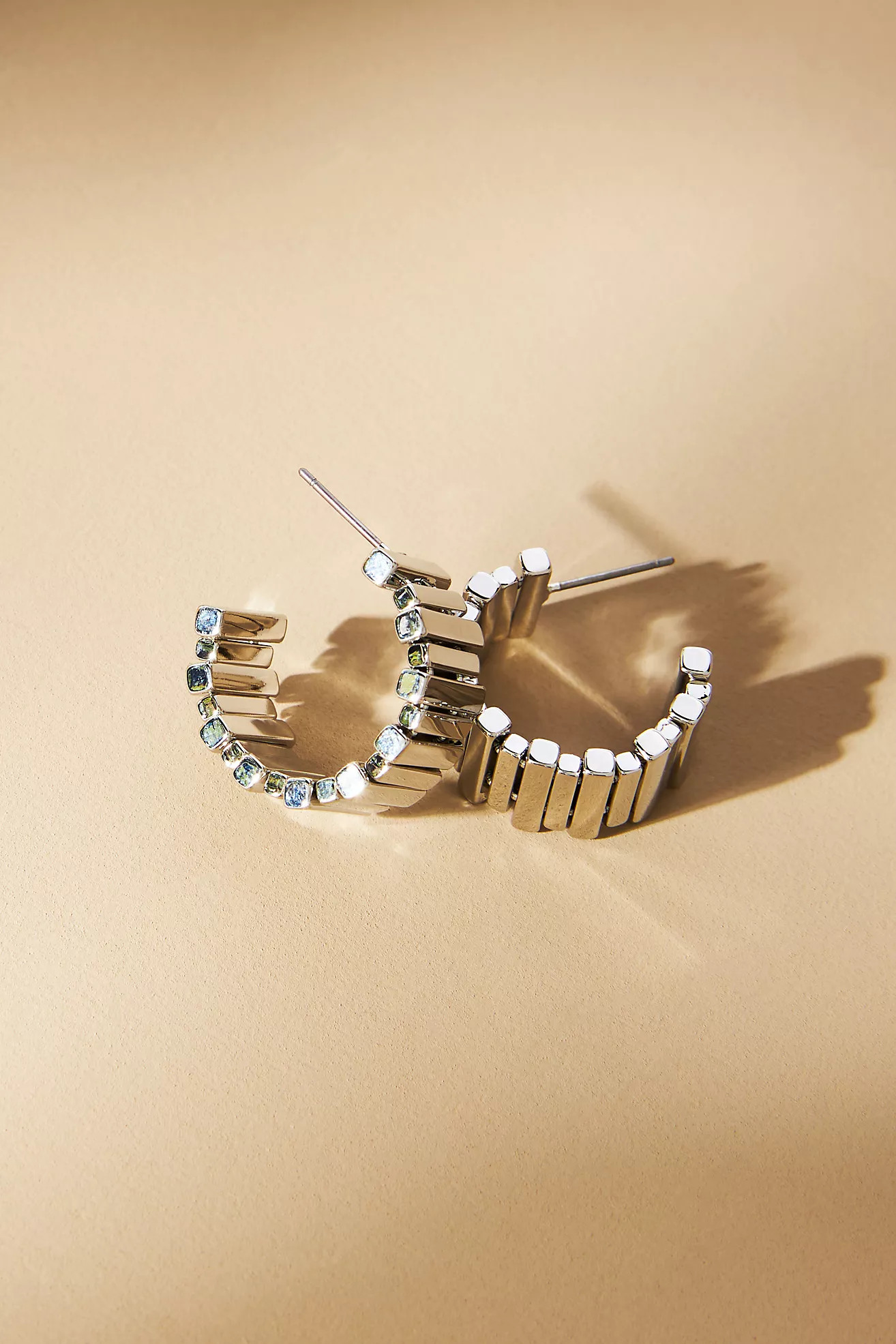 Ridged Hoop Earrings | Anthropologie (US)