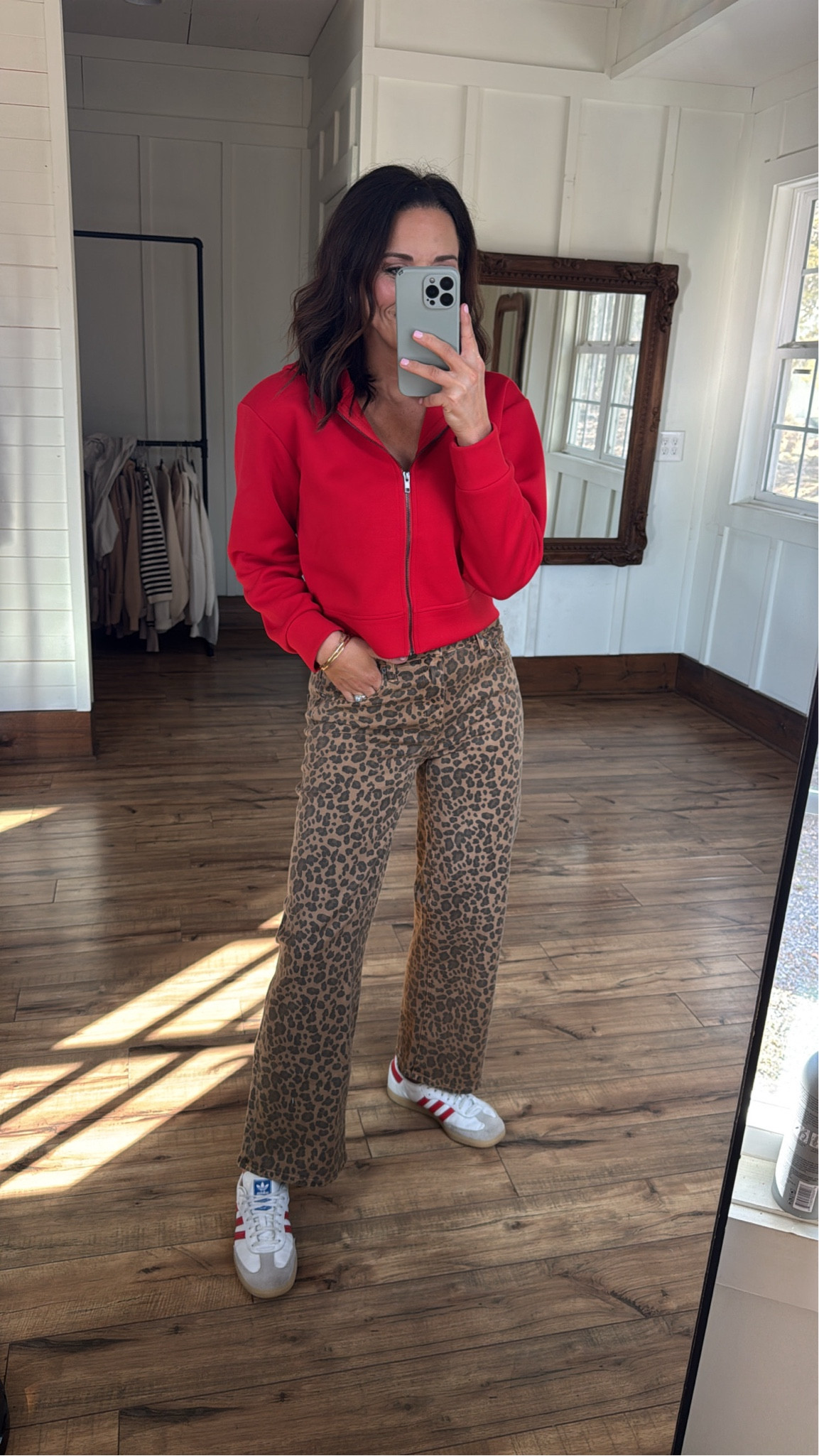 The perfect look for an outing with friends for Galentine’s day. The red and leopard print pants is such a good combo.

#LTKSeasonal #LTKStyleTip