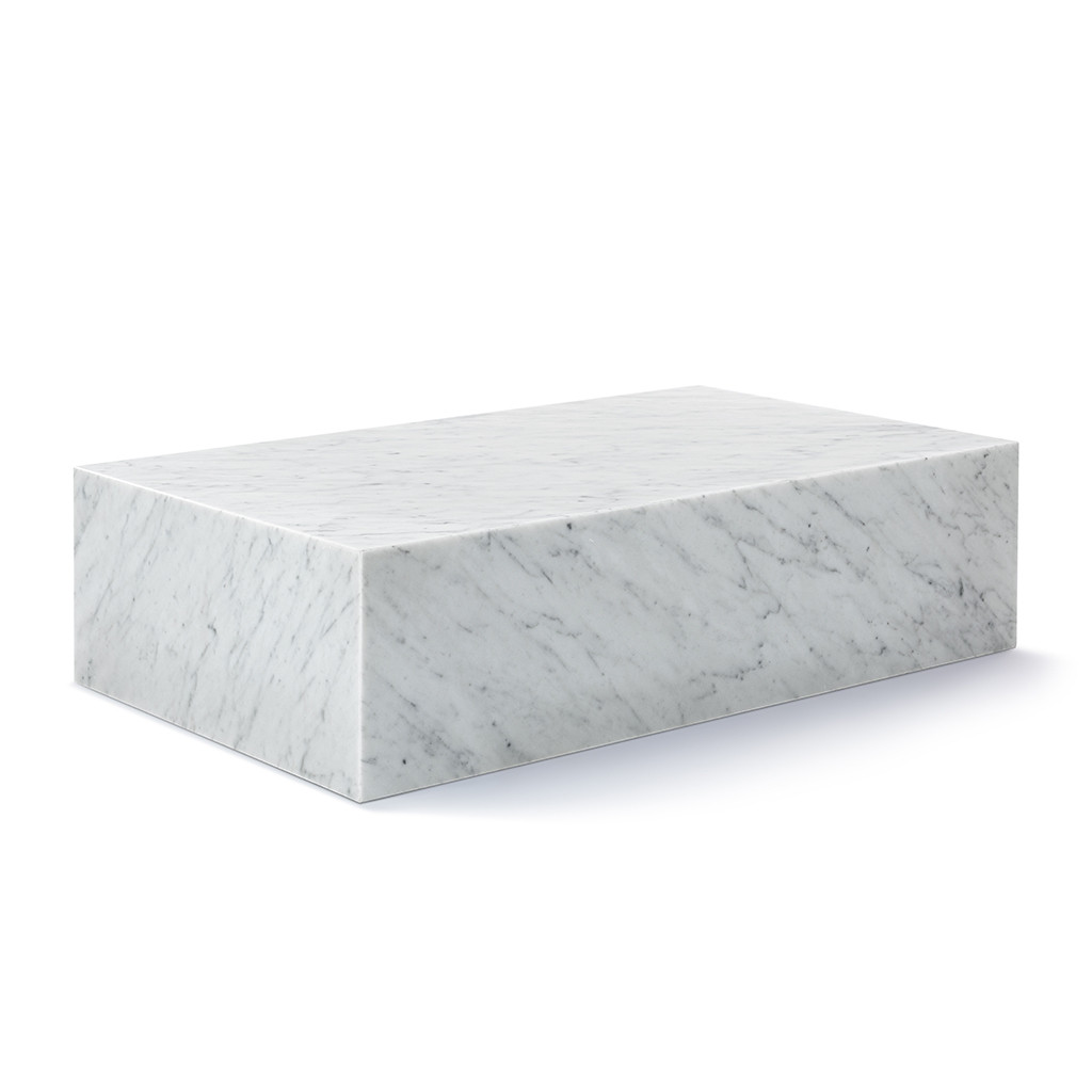 Kaia Marble Plinth Block Large Coffee Table | Eternity Modern