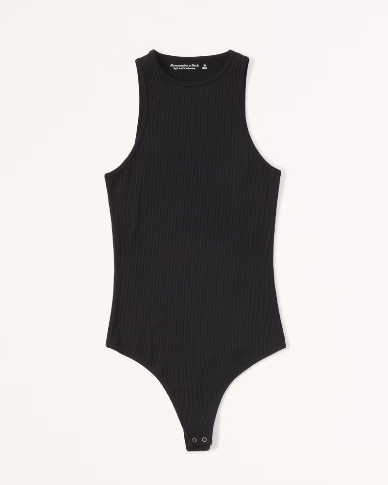 Women's Essential Ribbed Tank Bodysuit | Women's Tops | Abercrombie.com | Abercrombie & Fitch (US)