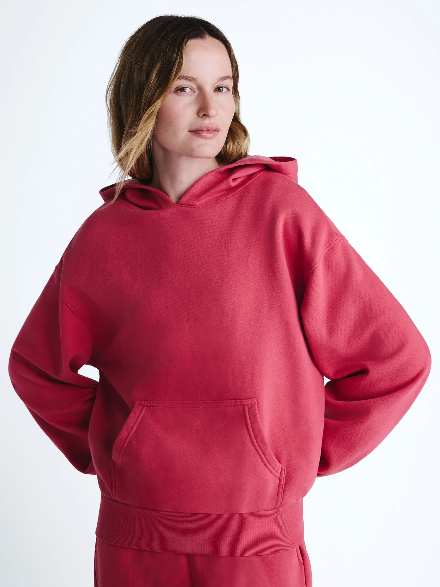 Scoop Women's and Women's Plus Mineral Wash Oversized Hoodie, Sizes XS-4X | Walmart (US)