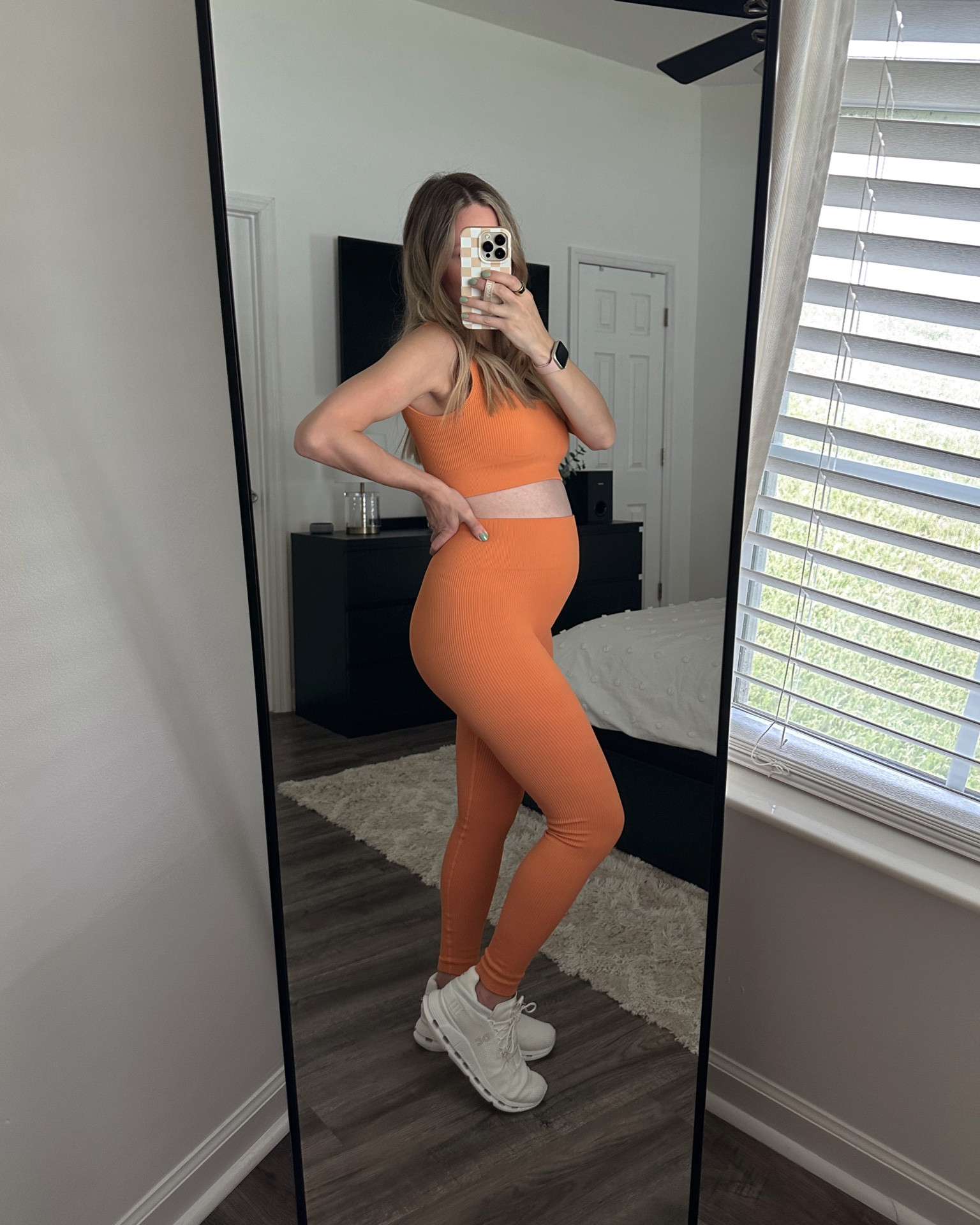 Amazon workout outfit that fit a growing bump - size S / on cloud white cloudnova sneakers

#LTKActive #LTKFindsUnder50 #LTKBump