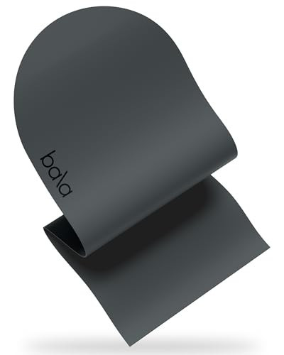 Bala Yoga Mat for Home Gym, 5mm (Charcoal) - Non Slip Exercise Mat for Home Workout, Stretching, Pilates, Aerobics & Floor & Fitness Work Out - Indoor Exercising Mat | Amazon (US)