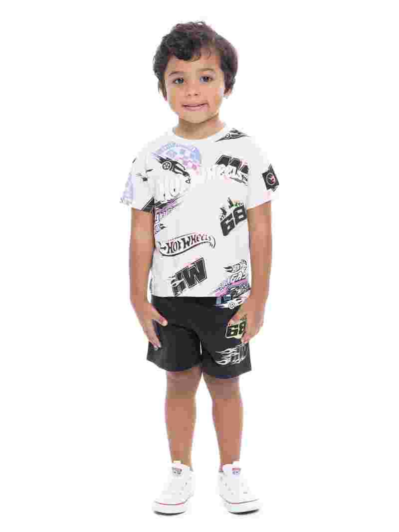 Hot Wheels Toddler Graphic Tee and Shorts Set, 2-Piece, Sizes 12M-5T | Walmart (US)