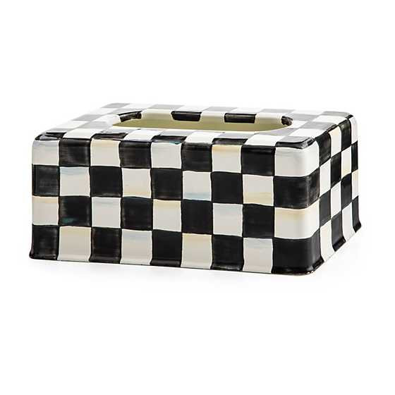 Courtly Check Standard Tissue Box Cover | MacKenzie-Childs