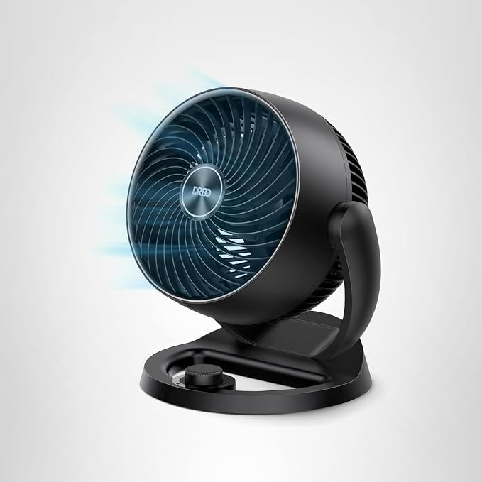 DREO Fan for Bedroom, 12 Inches, 70ft Powerful Airflow, 25db Quiet Table Air Circulator Fans for ... | Amazon (US)