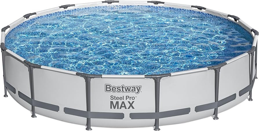 Bestway Steel Pro MAX 14' x 33" Round Above Ground Pool Set | Includes 530gal Filter Pump | Amazon (US)