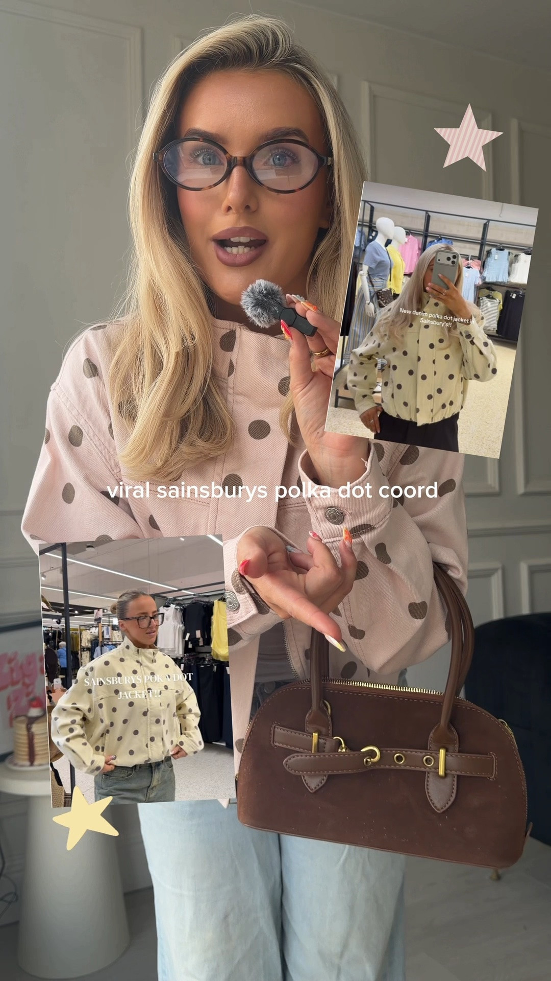 viral sainsburys polka dot jacket now in pink and brown 🍂🧸🌸

#LTKuk #LTKautumn #LTKFashionMonth