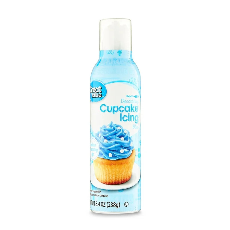 Great Value Blue Decorating Cupcake Icing, 8.4 oz | Walmart (US)