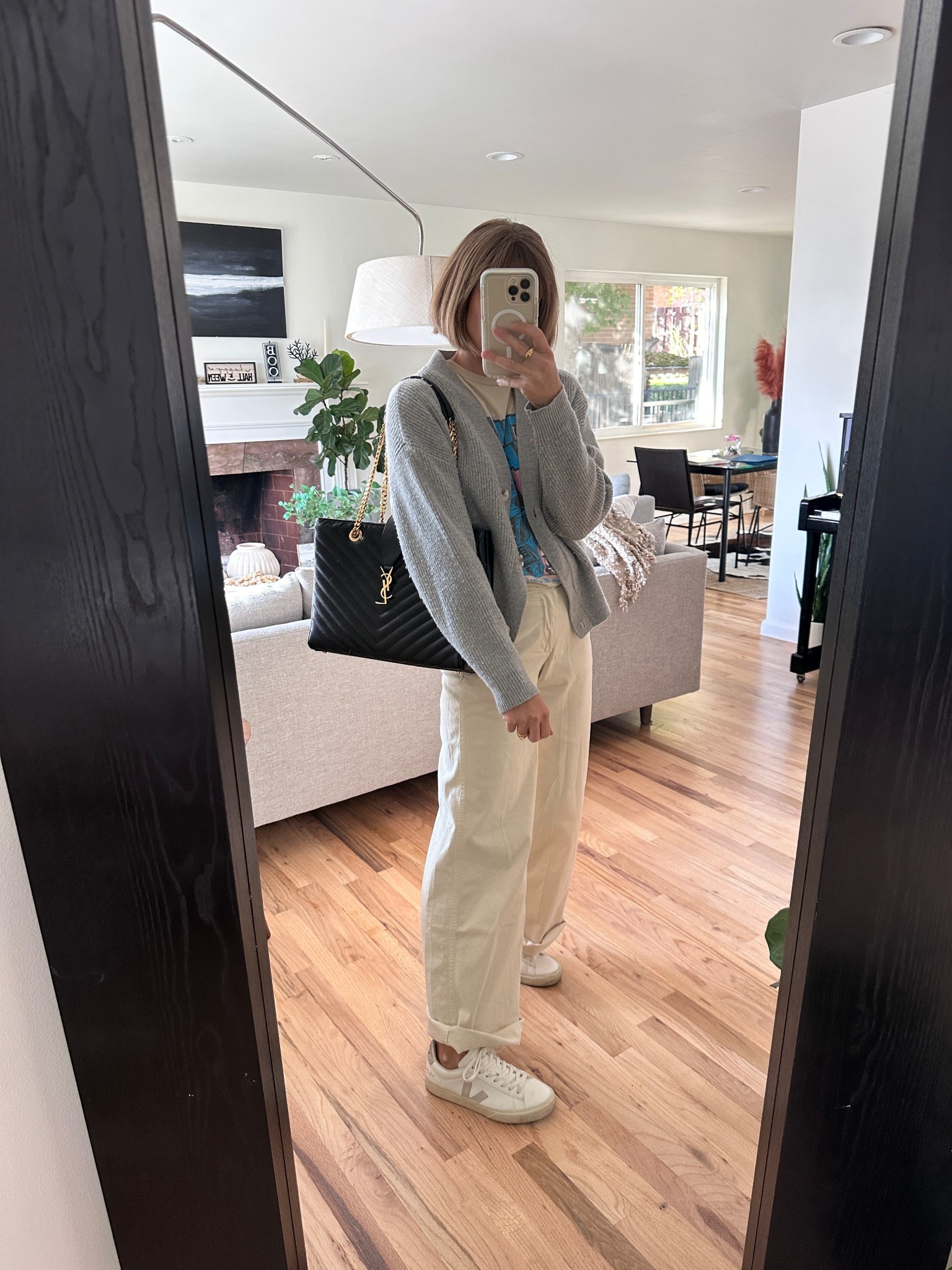 Comfortable super wearable outfit — cardigan is Michael Kors, bag YSL, linking similar styles 

#LTKSeasonal #LTKFindsUnder100