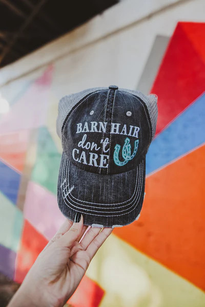 Barn Hair Don't Care Trucker Hats | Katydid.com