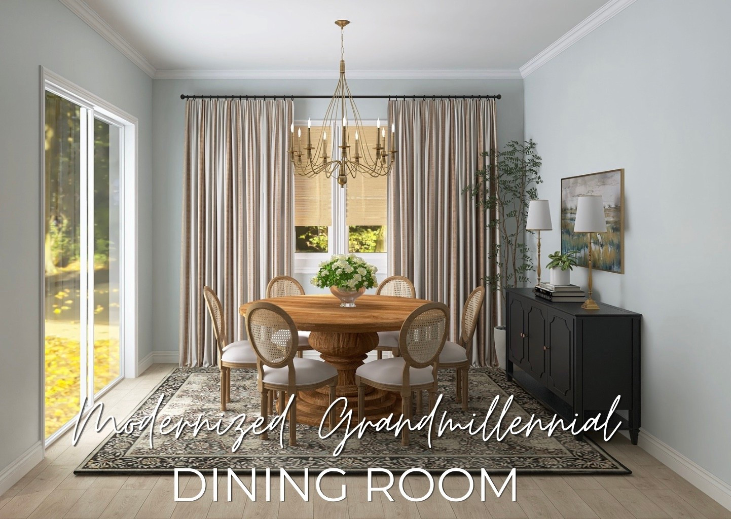 Designed by Brandy
Modernized Grandmillenial Dining Room 

#LTKSeasonal #LTKmomlife #LTKHome