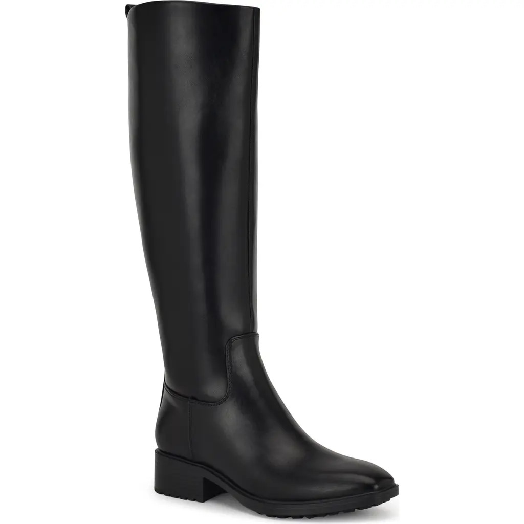 Nine West Barile Knee High Boot in Black 003 at Nordstrom, Size 6 | Nordstrom