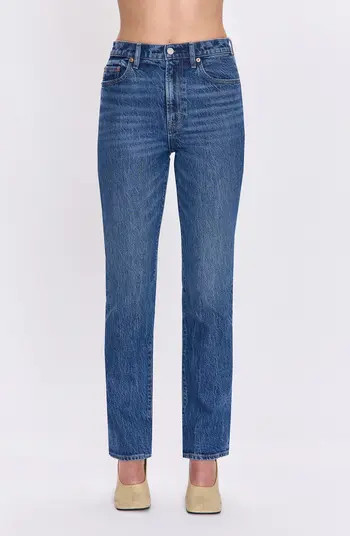 Bri High Waist Ankle Straight Leg Jeans | Nordstrom