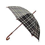 Rainbrella Classic Auto Open Umbrella with Real Wooden Hook Handle | Amazon (US)