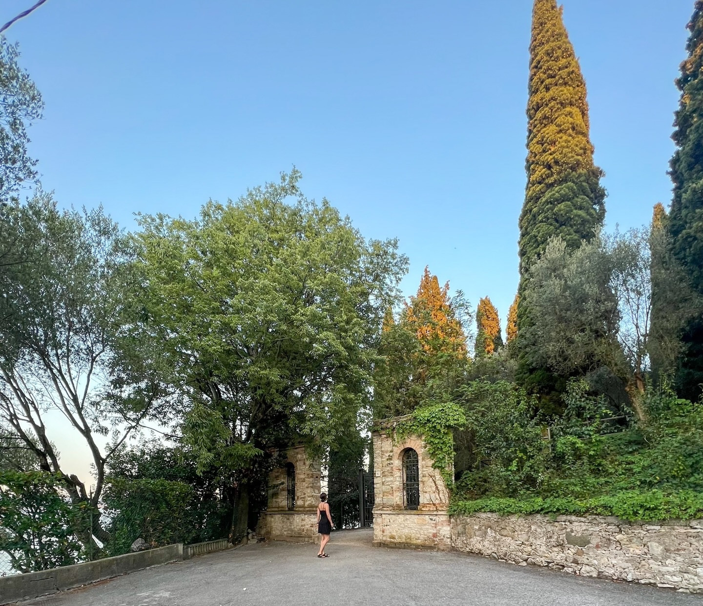 Golden hour in Sirmione just hits different ✨🌿

Wandering through quiet stone paths, surrounded by cypress trees and that soft Italian light… this is the kind of place that slows you down in the best way. If you’re visiting Lake Garda, don’t rush. Sirmione is meant to be felt, not just seen.

Save this spot for a peaceful walk, hidden corners, and views that feel straight out of a dream 🤍

#Sirmione #LakeGarda #italy #Travel #europe

#LTKsale #LTKdatenight #LTKtravel