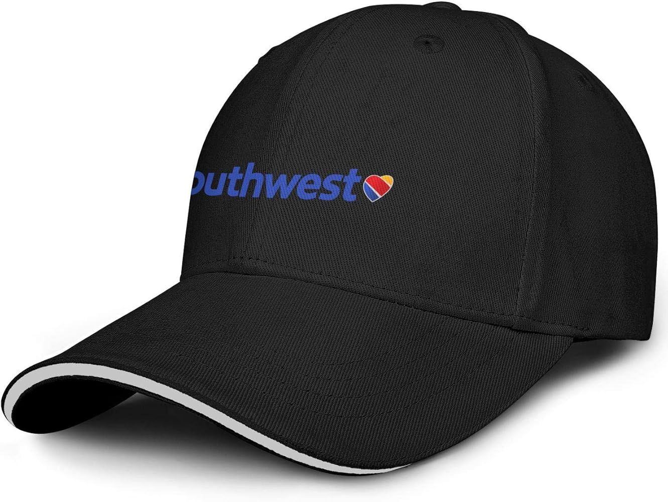WENL Southwest-Airlines-Logo Men Women Funny Sandwich Dad Cap Adjustable Bill Hat Snapback | Amazon (US)