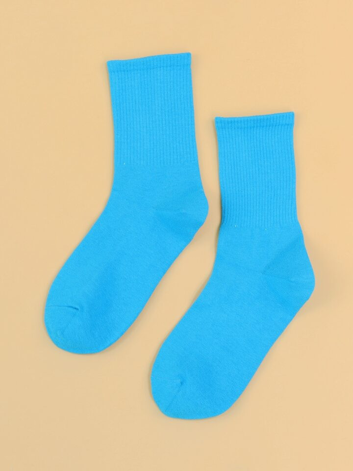 Solid Crew Socks | SHEIN