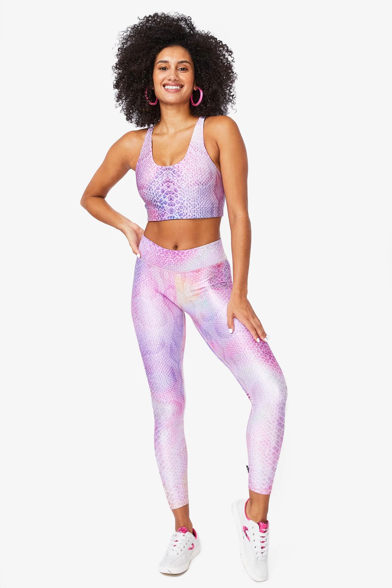 Pink Python Hi-Shine Legging | Terez