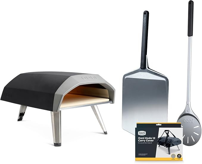 Ooni Koda 12 Portable Gas Pizza Oven Bundle - Includes 12" Pizza Peel, Turning Peel and Koda 12 C... | Amazon (US)