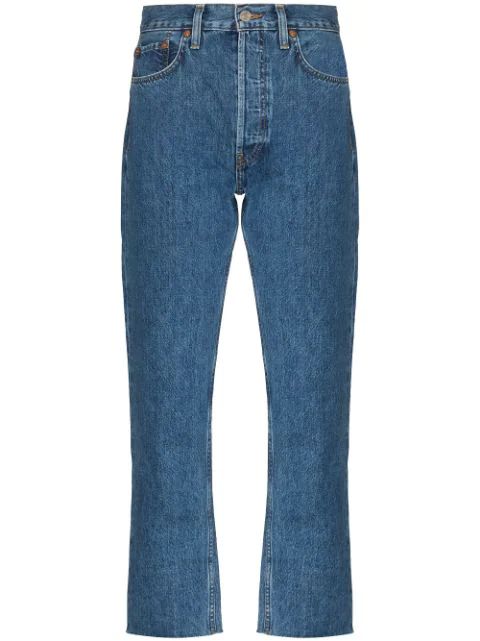 Stove Pipe high-rise jeans | Farfetch Global
