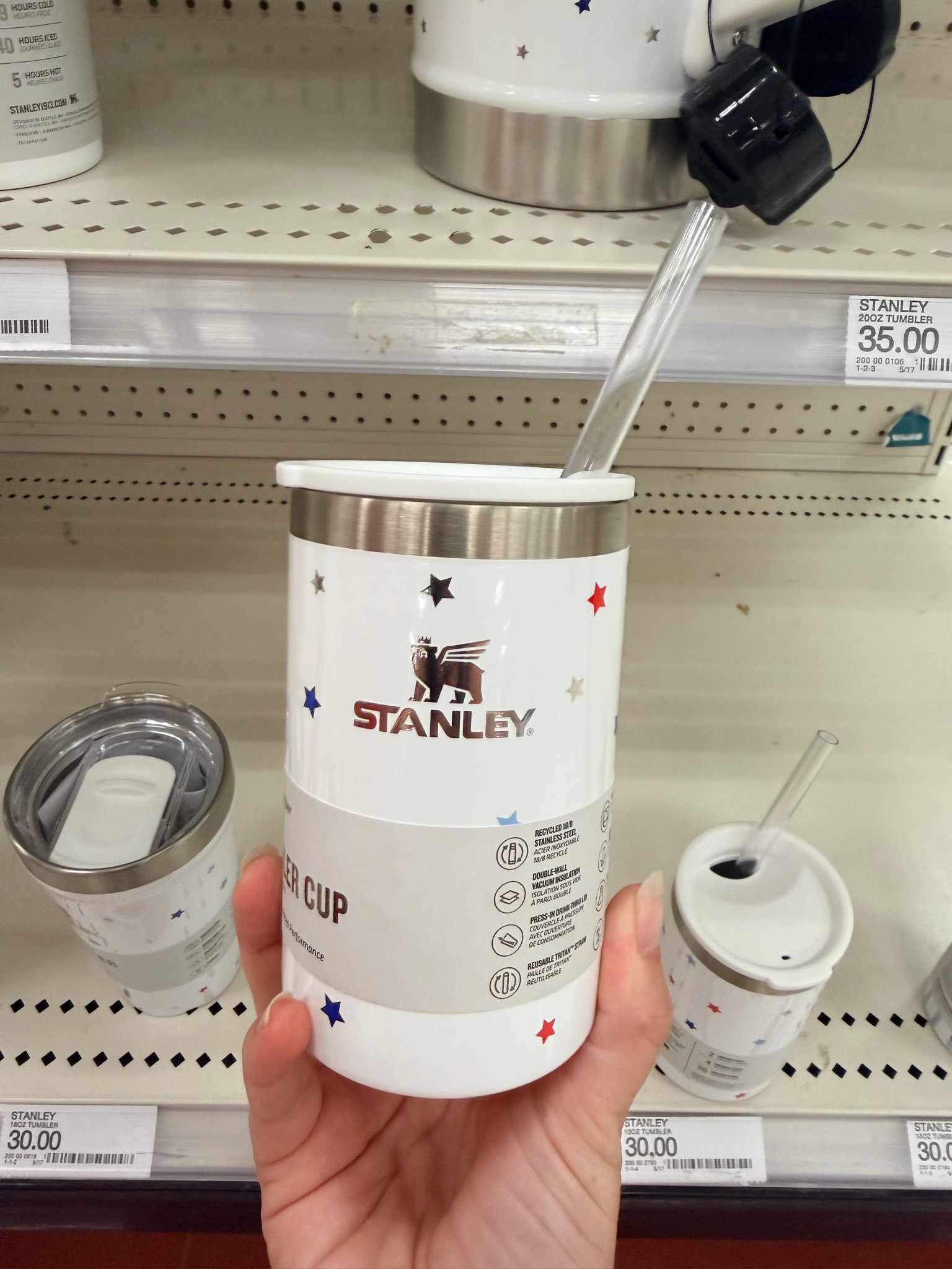 Loving the cups Stanley has pulled out this season ❤️🤍💙

#stanley #usa #tumbler #fourthofjuly

#LTKSeasonal #LTKfoodie #LTKHome