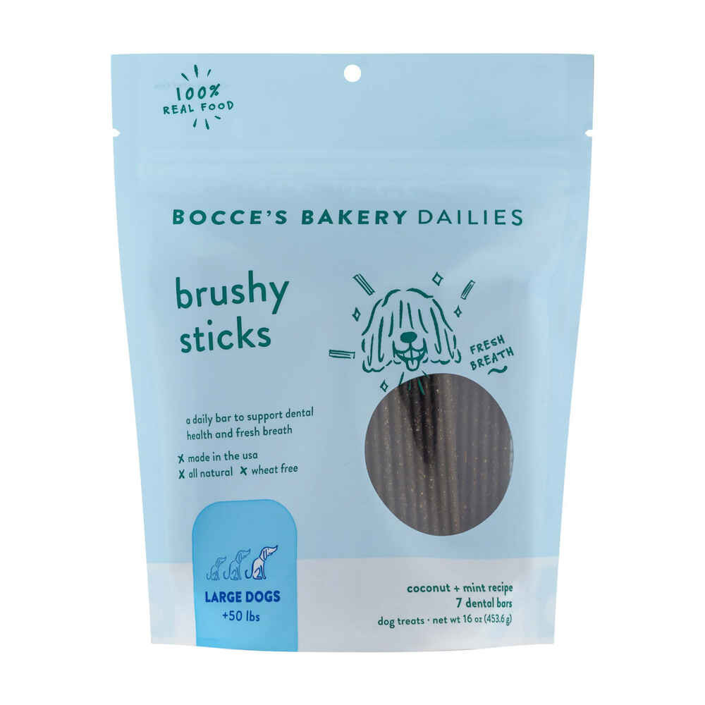 Bocce's Brushy Sticks Dental Bars for Large Breed Dogs | 1800PetMeds