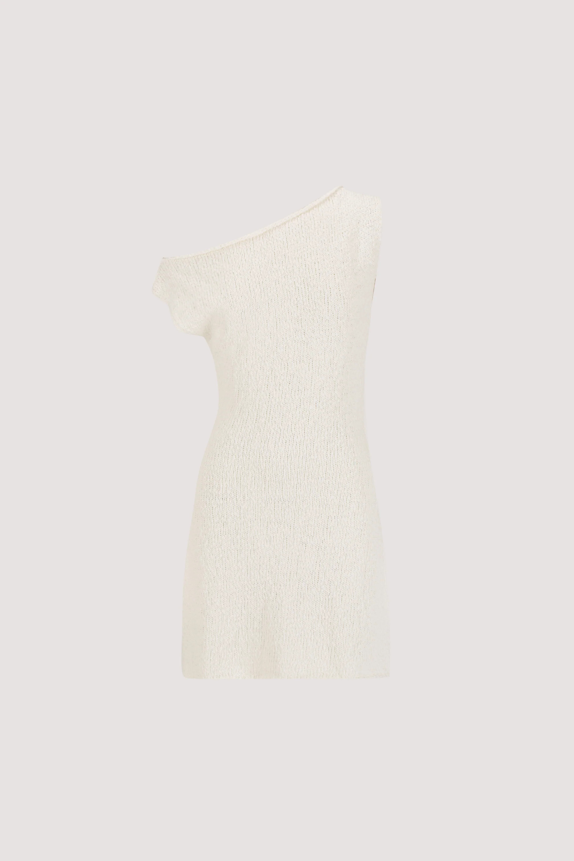 DINA OFF WHITE ASYM MINI DRESS | DISSH