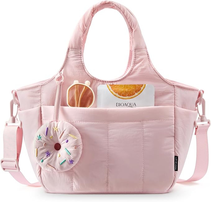 LOVEVOOK Cute Lunch Bag for Women, Insulated Lunch Box for Work | Amazon (US)