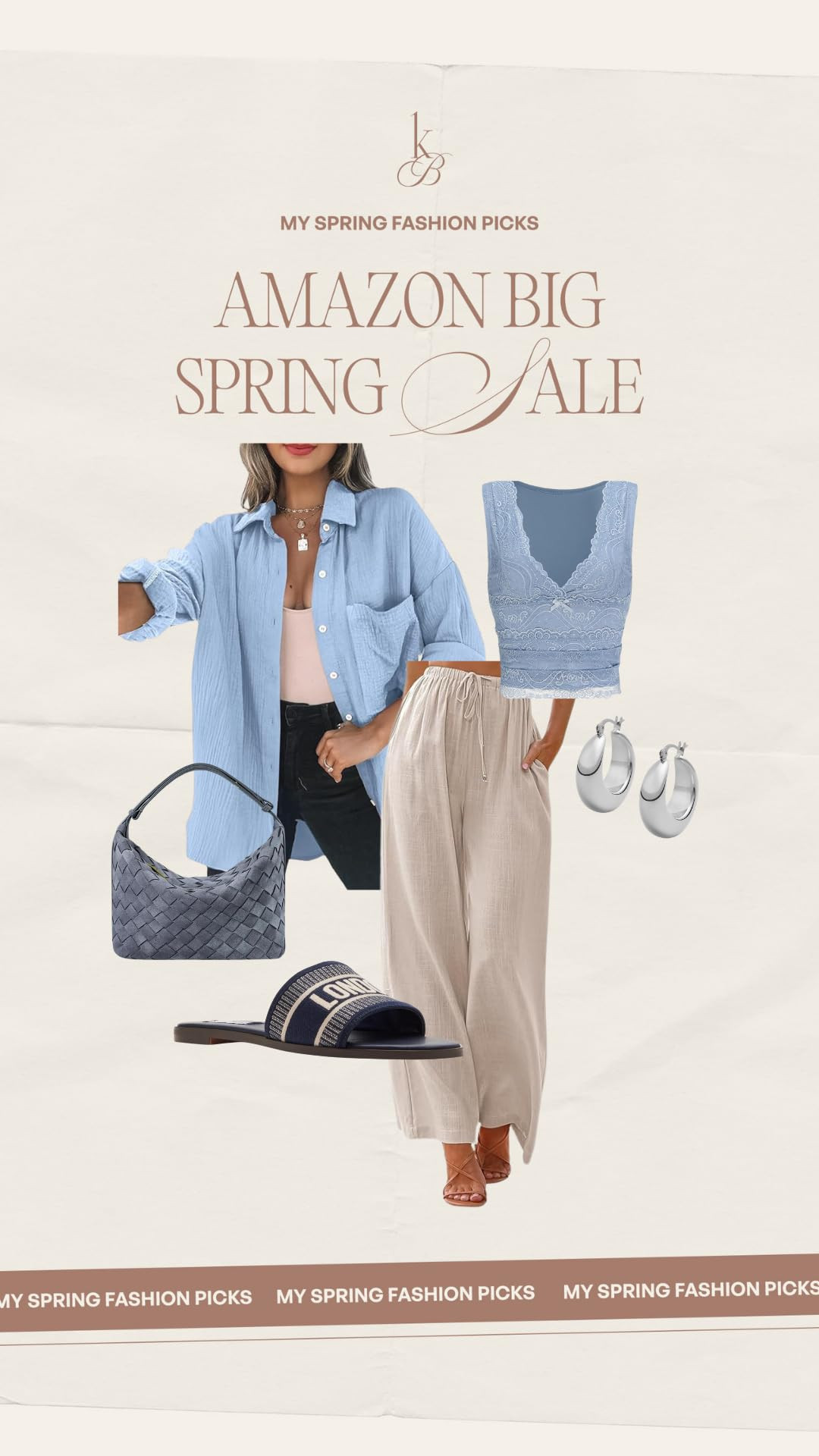 LILLUSORY Women's Linen Summer Palazzo Pants Flowy Wide Leg Beach Pants with Pockets | Amazon (US)