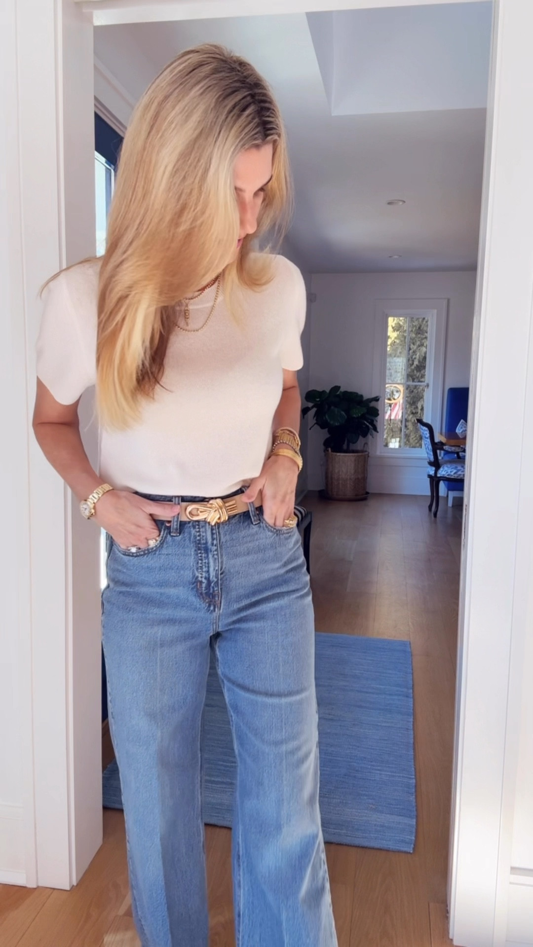 Use SUNNY10 for 10% off MB Styles jewelry and belts. I wear sz XS in these belts so consider sizing down one. I am wearing sz M in the cashmere tee, which I love

#LTKFindsUnder50 #LTKFindsUnder100