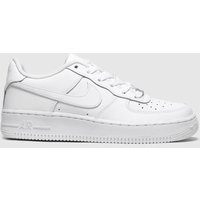 Nike White Air Force 1 Youth Trainers, Size: 1 (EU 33) | Schuh