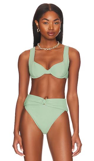 x REVOLVE Boston Top in Olive Green | Revolve Clothing (Global)