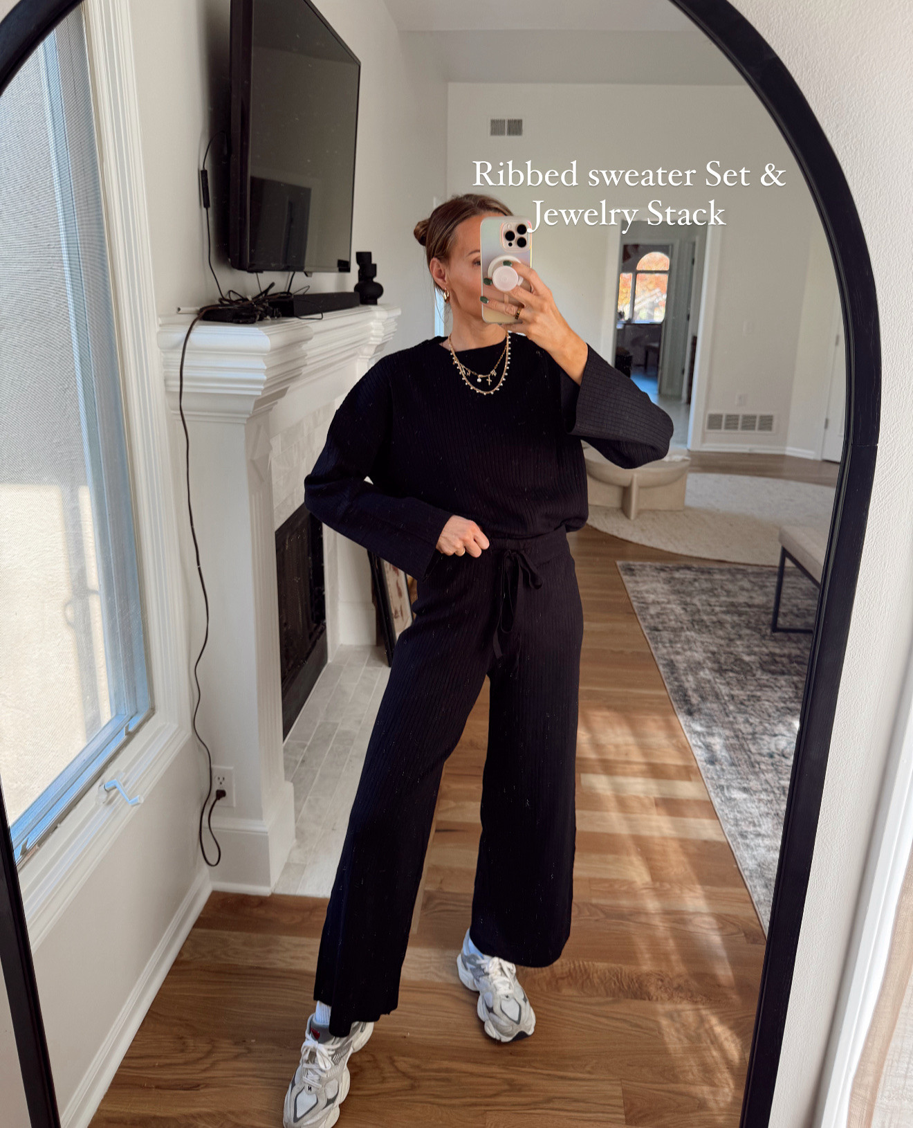 Ribbed sweater set for fall 🖤

#LTKdayinmylife #LTKgrwm #LTKootd