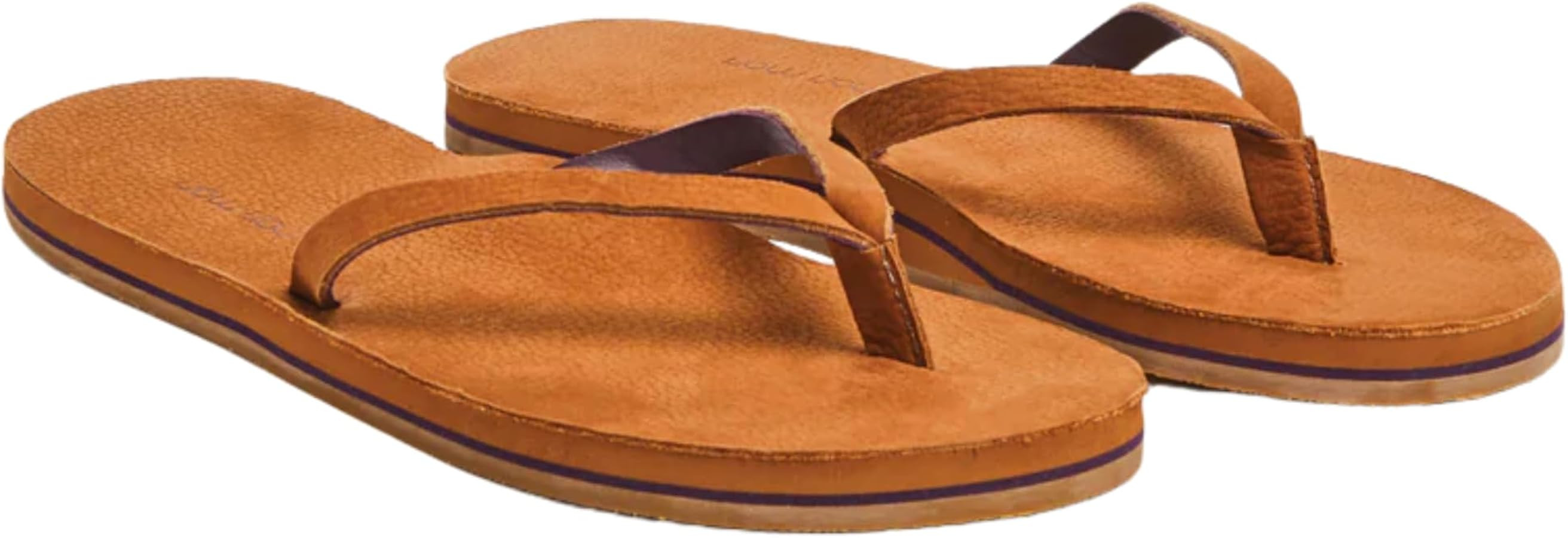 Hari Mari- Meadows- Women's Nubuck Leather Slim Fit Flip Flops with Soft V-Cut Strap- No Break In... | Amazon (US)