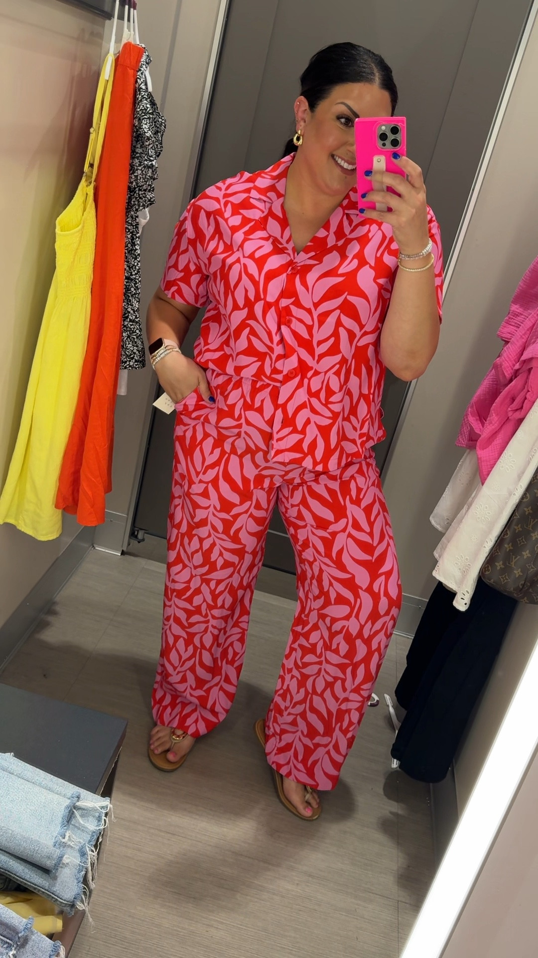 Wearing an XL in this matching set! I love that you can wear them together or separate. 

#LTKFindsUnder50 #LTKMidsize #LTKSaleAlert