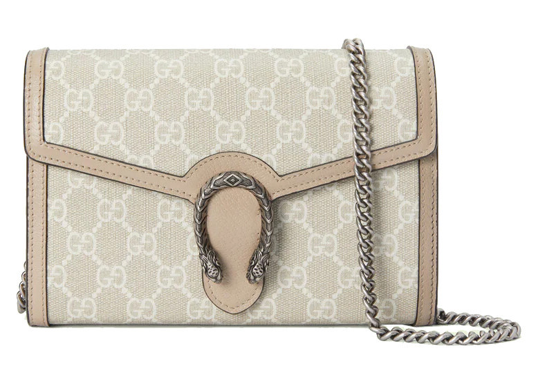 Women's Gucci Dionysus Chain Wallet in Beige/White | StockX