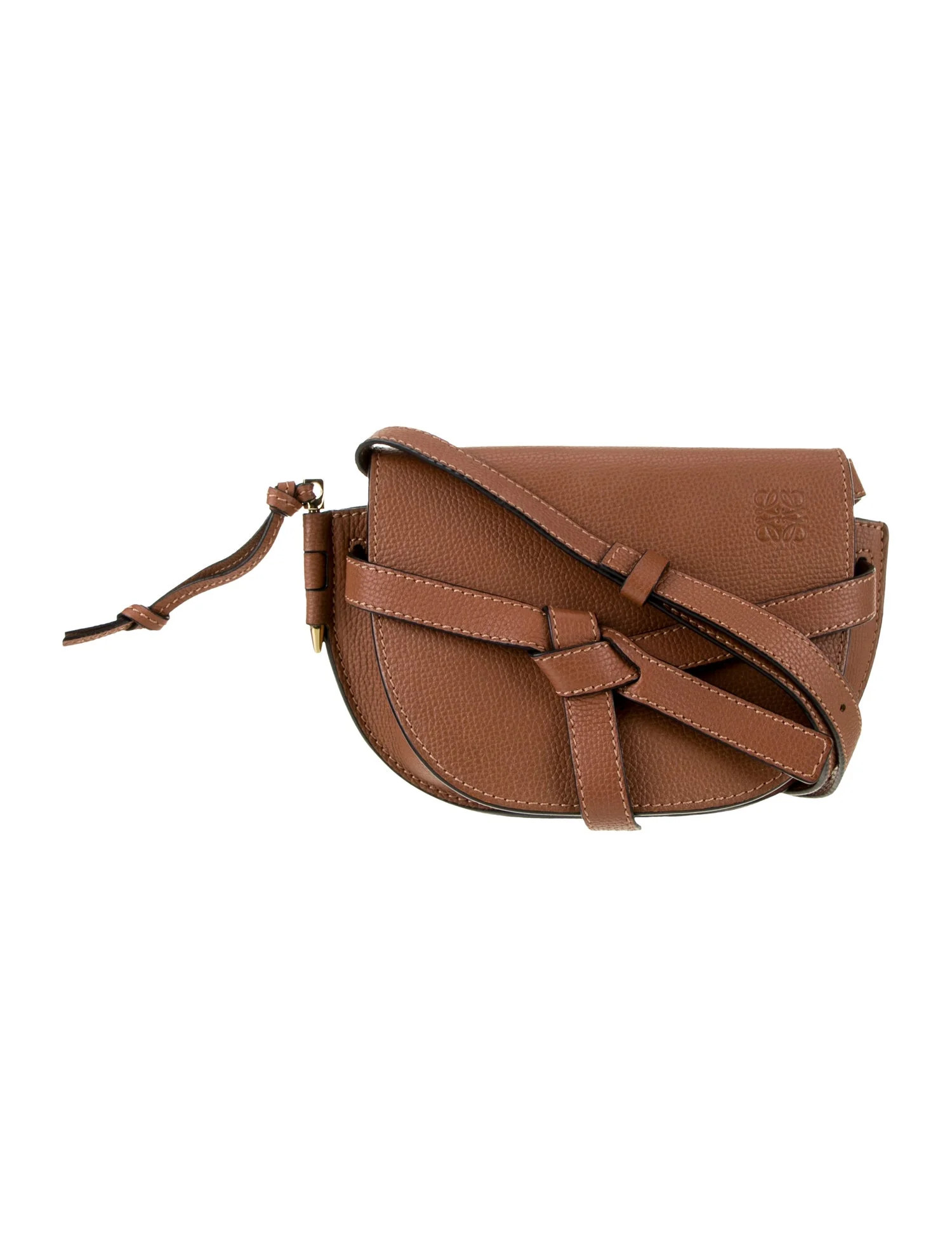 Loewe Leather Gate - Brown Shoulder Bags, Handbags - LOW96271 | The RealReal | The RealReal