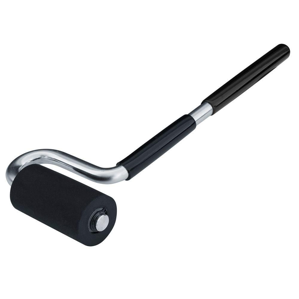 1-1/2 in. x 3 in. Long Handle J-Roller with Rubber Roller | The Home Depot