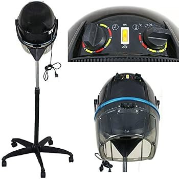 Hair Dryer 1300W Professional Adjustable Hooded Floor Hair Bonnet Dryer Stand Up Hair Dryers with... | Amazon (US)