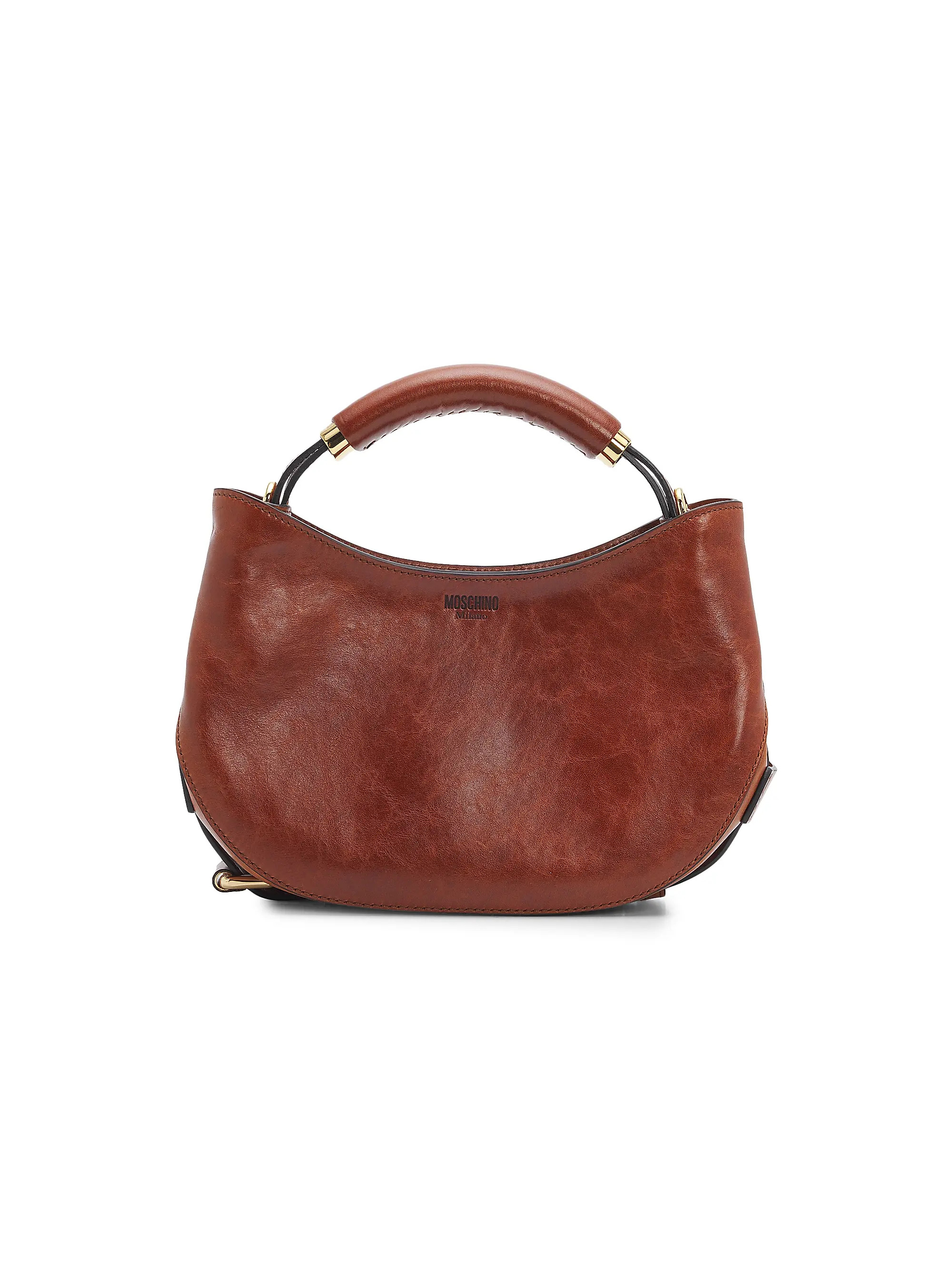 Logo Leather Top Handle Bag | Saks Fifth Avenue